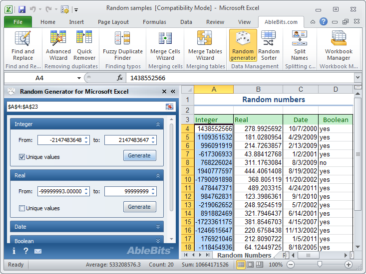 Как использовать функцию stdev в excel