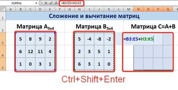 Матрицы в excel: операции (умножение, деление, сложение, вычитание, транспонирование, нахождение обратной матрицы, определителя)