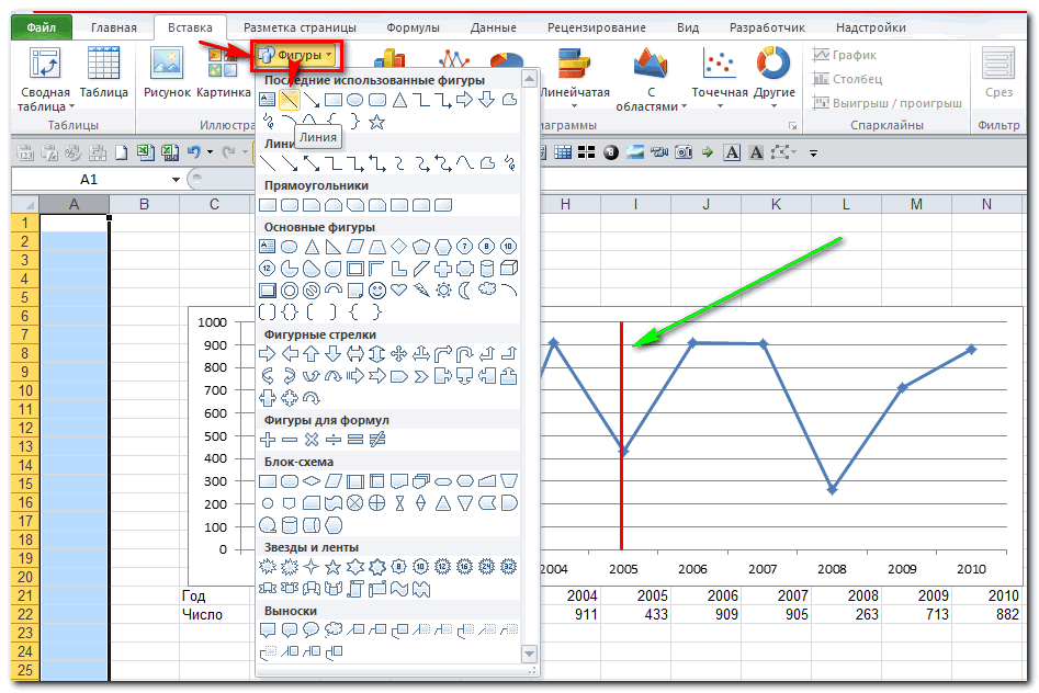 Vba excel. работа с фигурами (shapes)