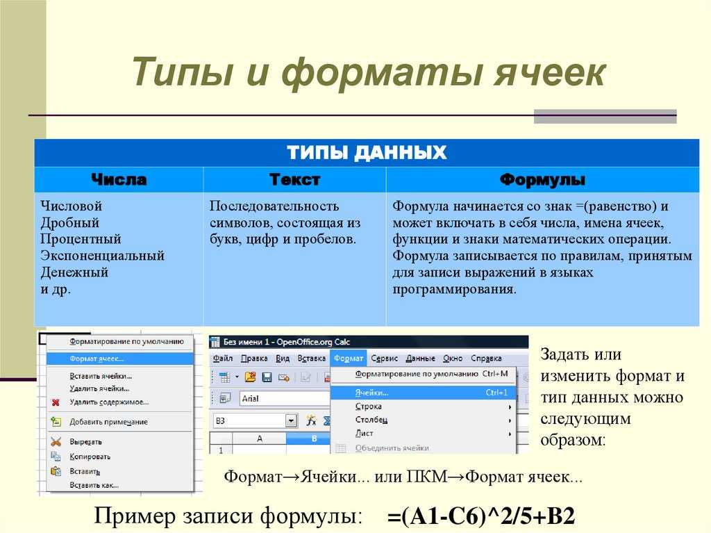 Текст ячейки. Тип данных для ячейки с3. Типы данных в электронных таблицах. Формат ячейки Формат ячеек. Форматы данных. Типы данных в ячейках.