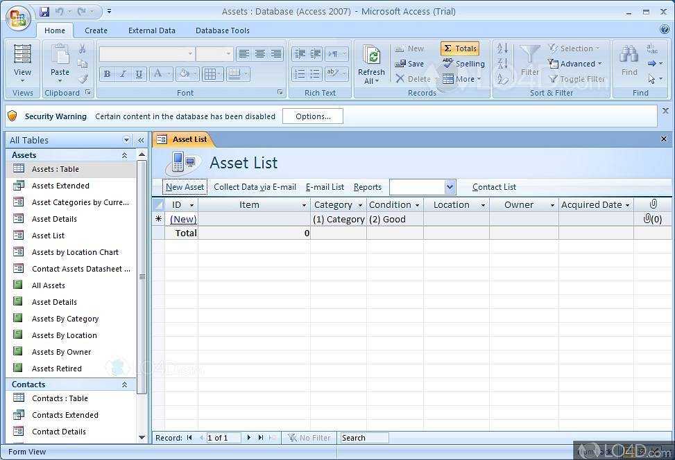 База данных или проект microsoft access содержит отсутствующую или неправильную ссылку на файл