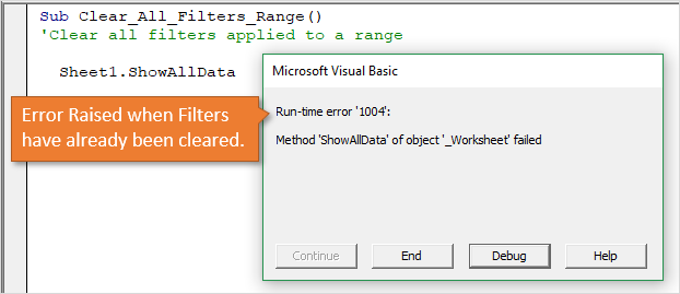 Method range. Фильтр Error. Макрос выдает ошибку 1004 method "range" of object_Worksheet failed. Runtime 1004 Microsoft Visual Basic Error Autofilter. Runtime Error 1004 общая ошибка ODBC.