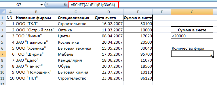 Функция счётеслимн в excel с несколькими условиями