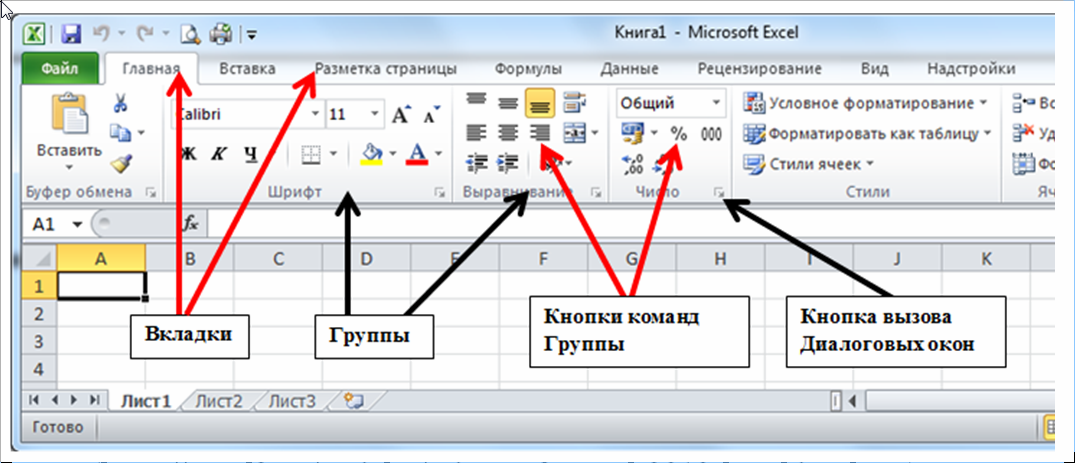 Вкладки excel. Вкладка файл в excel. Вкладка вставка в excel. Лента инструментов excel 2010. Интерфейс excel лента.