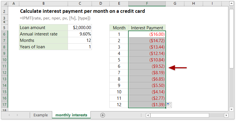 Кредитный калькулятор excel