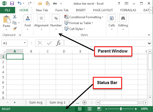 Как настроить и использовать строку состояния в приложениях microsoft office
