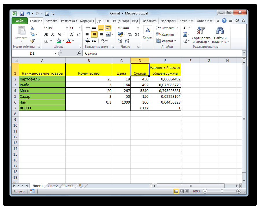 Колонтитулы в excel