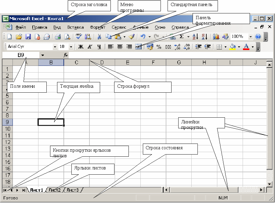 При работе в ms excel для чего предназначена кнопка показанная на рисунке