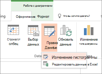 Не могу изменить данные в диаграмме в powerpoint