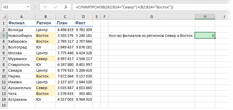 Как выполнить поиск текста или числа по нескольким условиям с помощью функции СУММПРОИЗВ Формула комбинации функций ИНДЕКС, СУММПРОИЗВ и СТРОКА