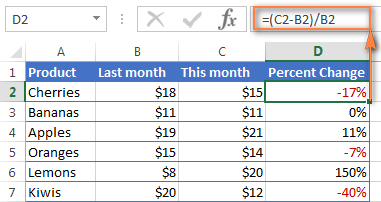 Как посчитать процент от числа в excel. как посчитать долю в эксель