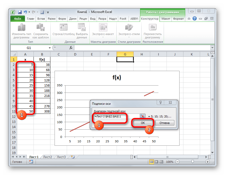 Как интерполировать в excel - пк