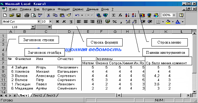 Как закрепить панель инструментов в excel