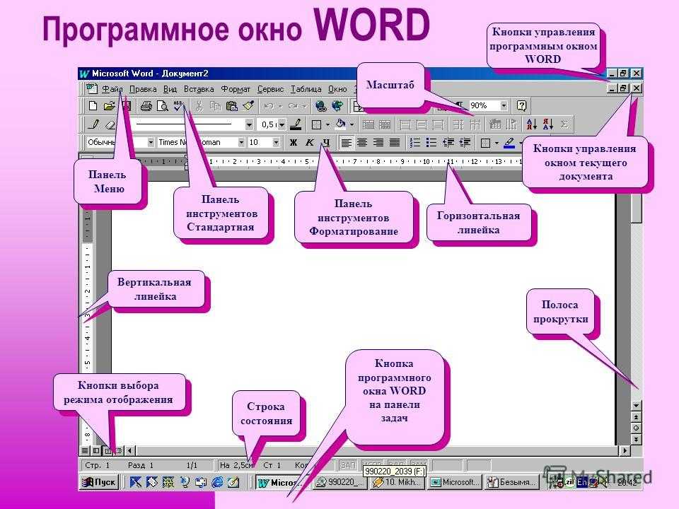 Создание изображений в векторном редакторе входящем в состав текстового редактора в word