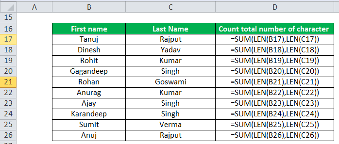 Excel на английском