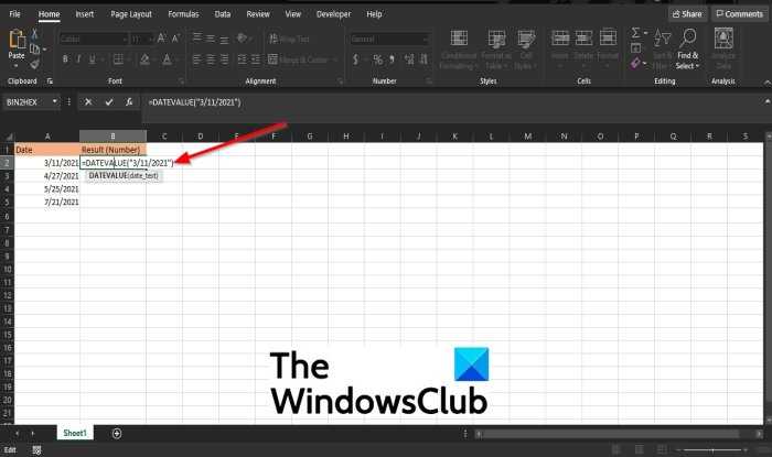Функции дата и время excel