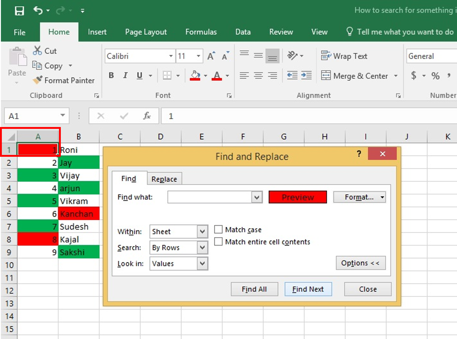 Поиск на листе excel, примеры использования find на vba