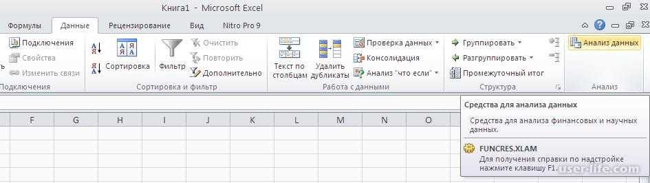 Применение excel в математических методах
