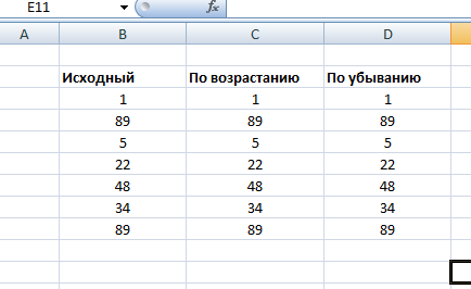 Как отсортировать от большего к меньшему