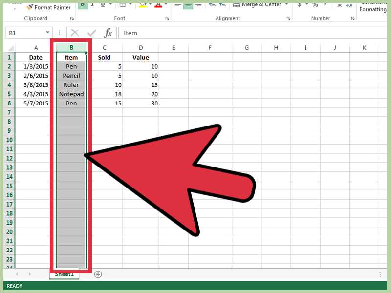 Как перемещать столбцы в excel: 7 шагов