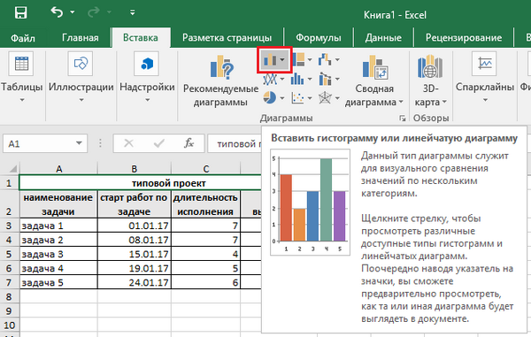 Ведение проекта в excel