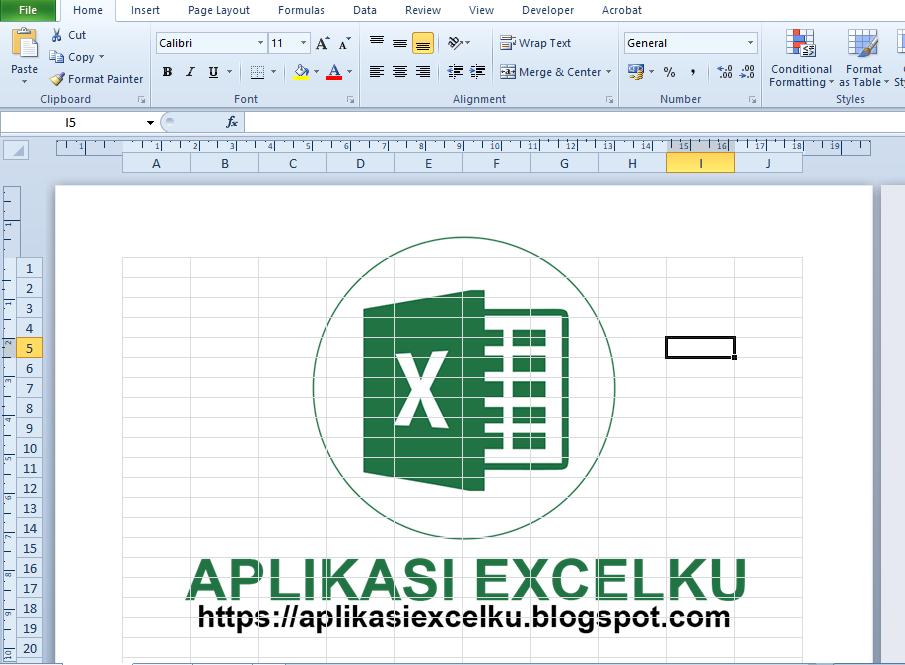 Фоновая надпись в excel