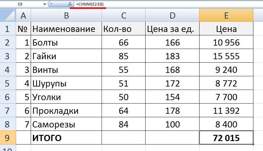 Как перемножить столбцы в excel построчно