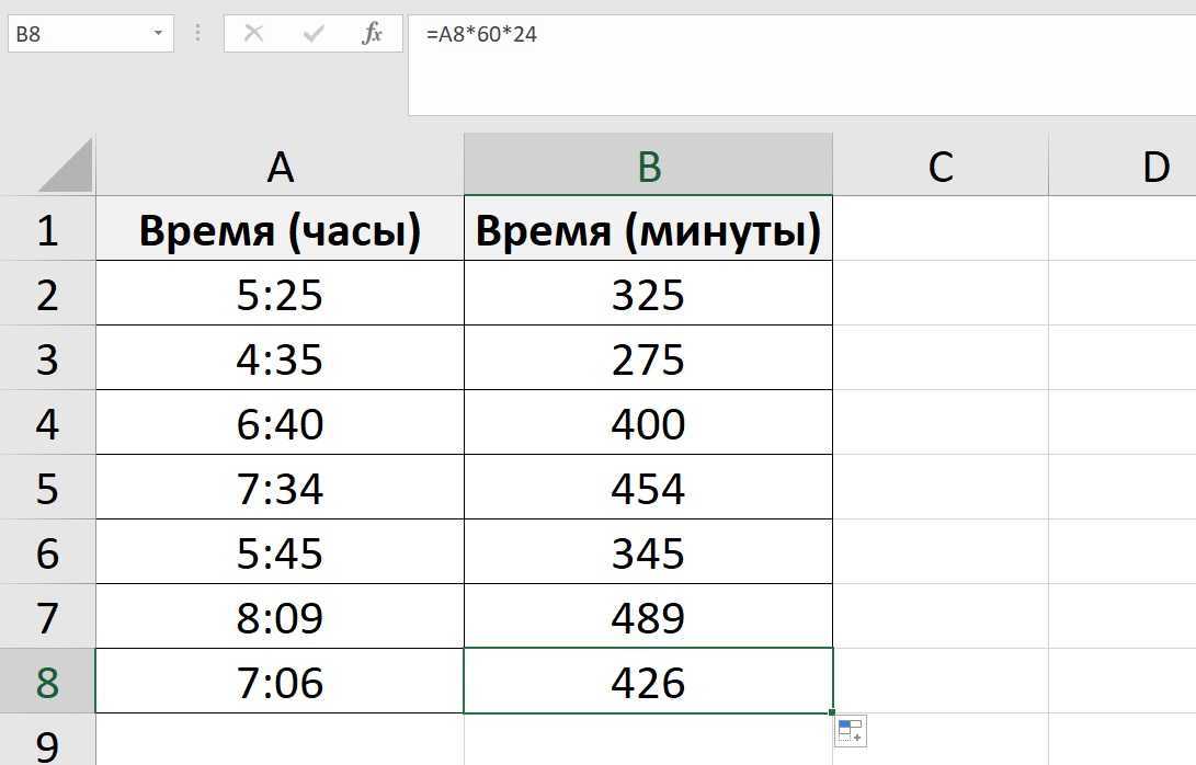 2 способа перевода часов в минуты в excel. как перевести часы в минуты в эксель