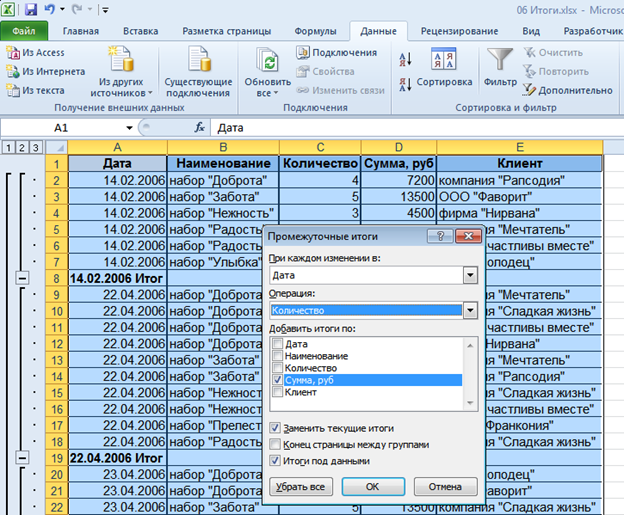Динамические таблицы в excel (с использованием сводной таблицы и формул)