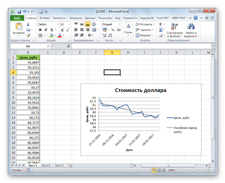 Как на диаграмме нарисовать линию в excel